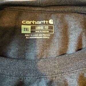 Carhartt charcoal Gray Pocket Tee size 2XL